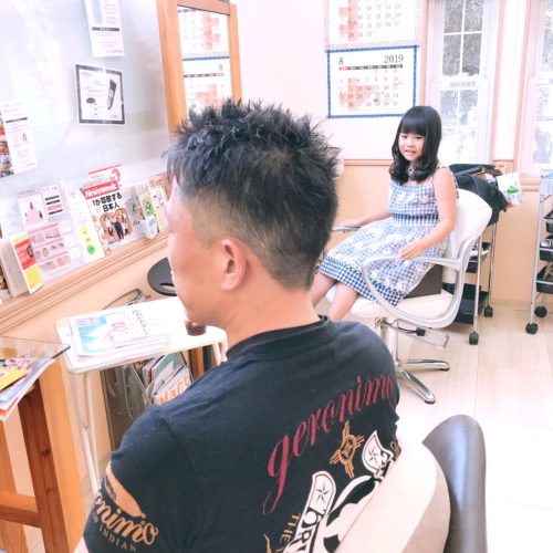 お父さんのヘアドネーション