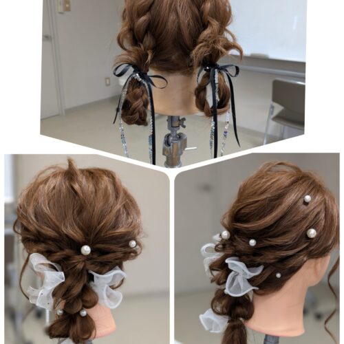 美容師の休日（ヘアアレンジ講習会）