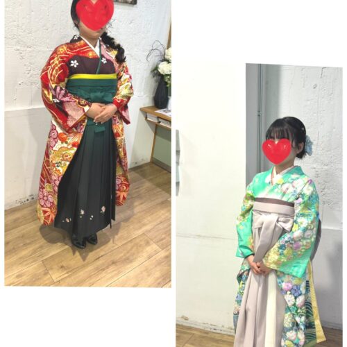 小学生からのご縁が続く、嬉しい卒業式のお支度の日