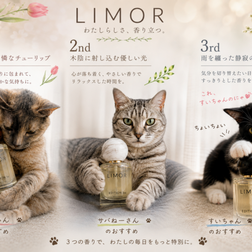 「香りで選ぶヘアオイル『LIMOR リモア』が仲間入りしました✨」